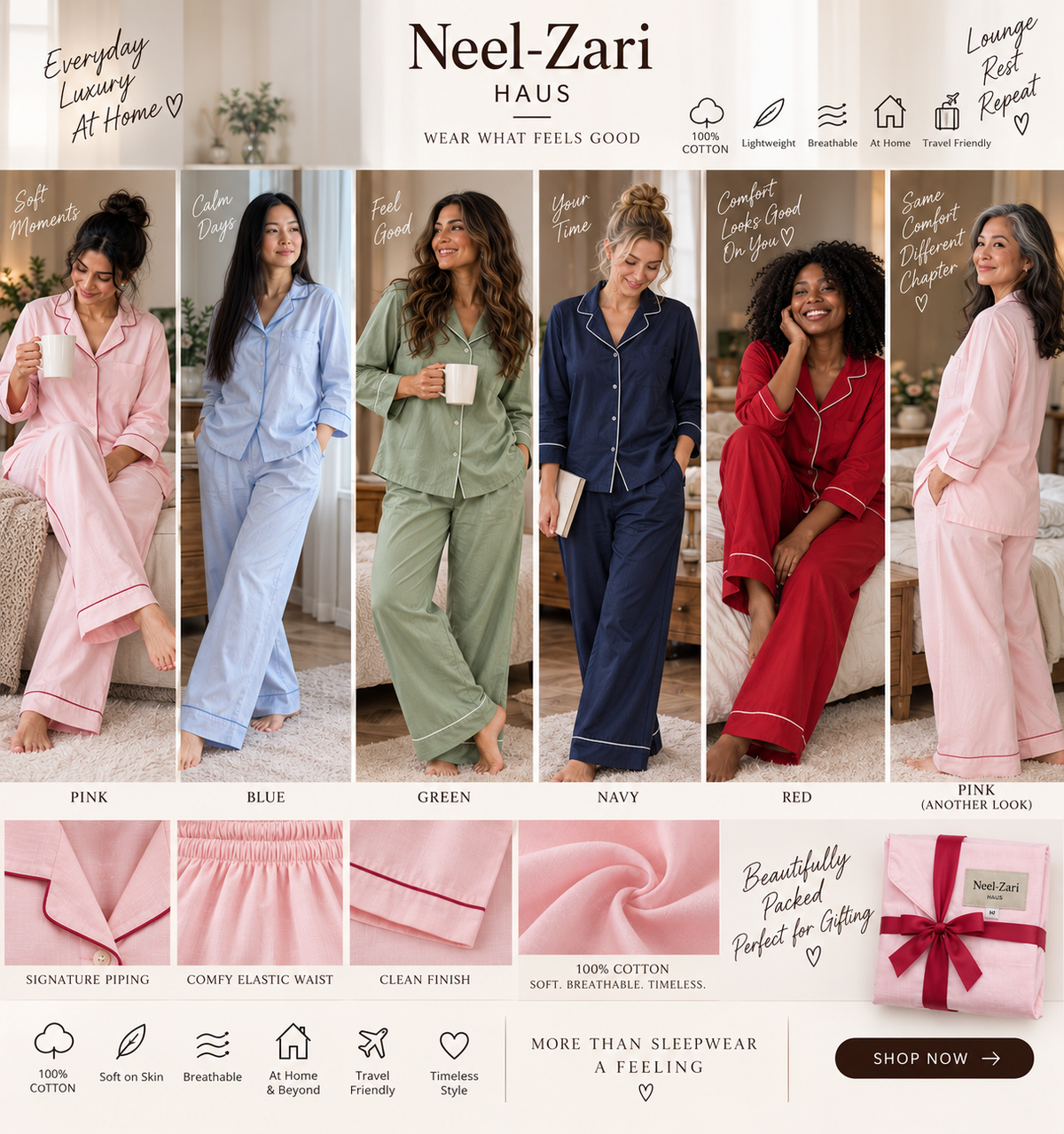 Neel-Zari Haus | Everyday Cotton Lounge Set