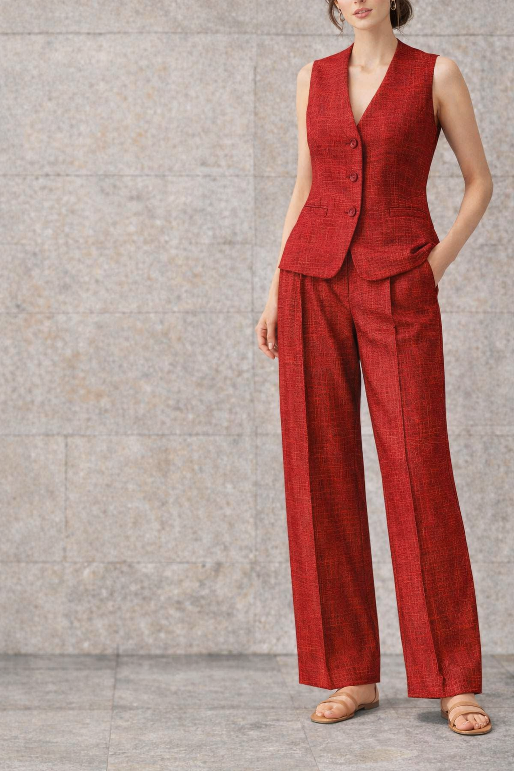 Cord Set- Khadi Cotton Ruby Relaxed