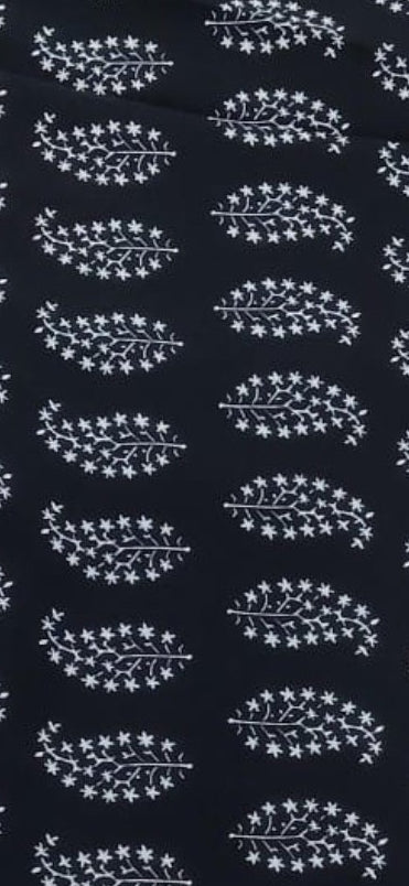 Silk-cotton Pajamas - Navy Delight